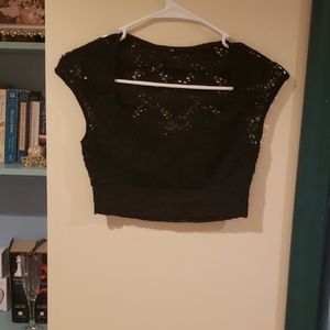 Cap sleeve crop top